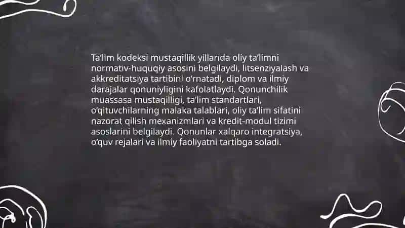 Mustaqillik yillarida oliy talim tizimi 4