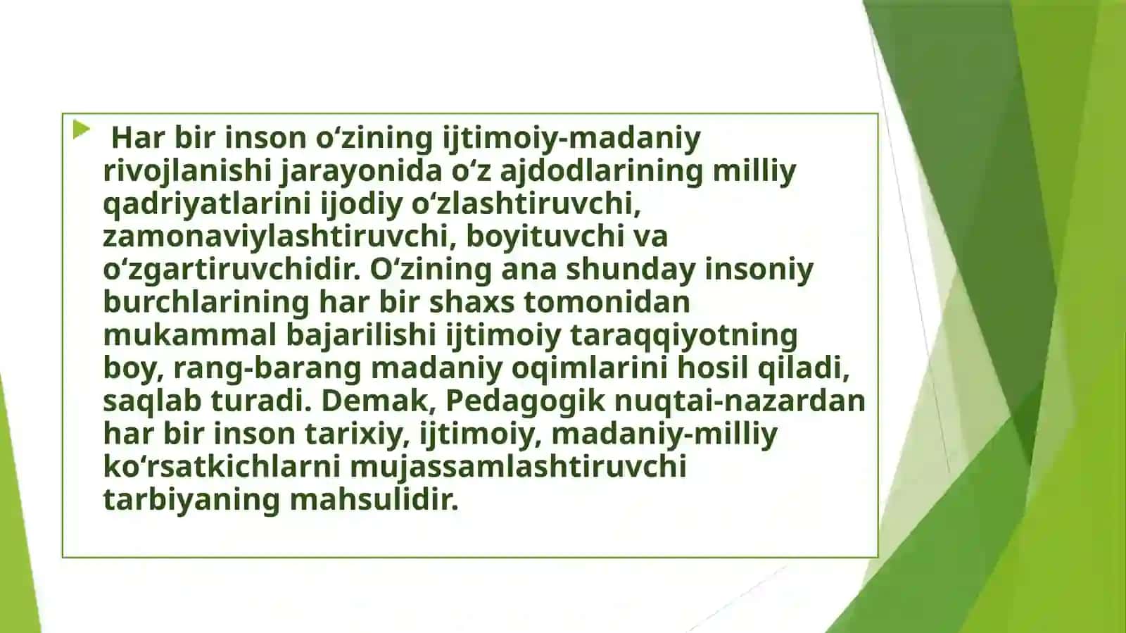 Milliy tarbiya - ijtimoiy-tarixiy, qonuniy va ob’ektiv jaryon sifatida 4