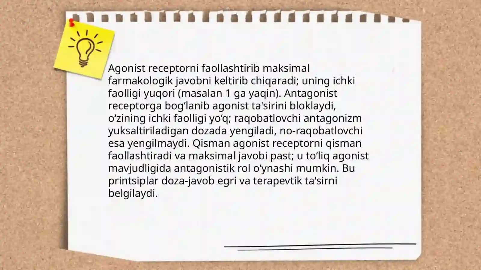 Dori vositalarining farmakodinamikasi va farmakokinetikasi 4