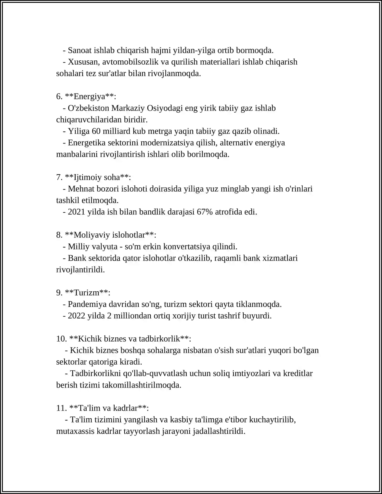 YANGI O'ZBEKISTON 4