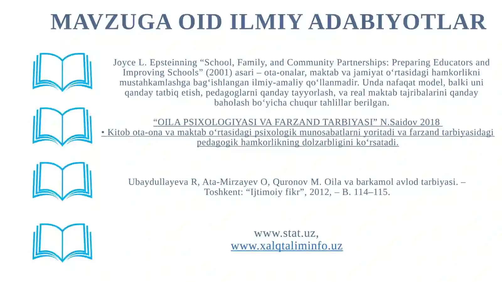 MAKTABDA OTA-ONALAR BILAN HAMKORLIKNI RIVOJLANTIRISH 4