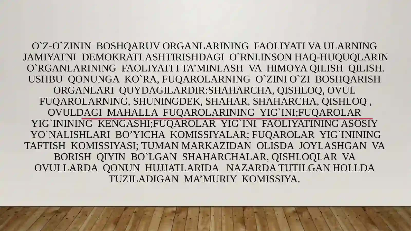 O’z-o’ziniboshqaruvorganlariningfaoliyativaularningjamiyatnidemokratlashtirishdagio’rni 4