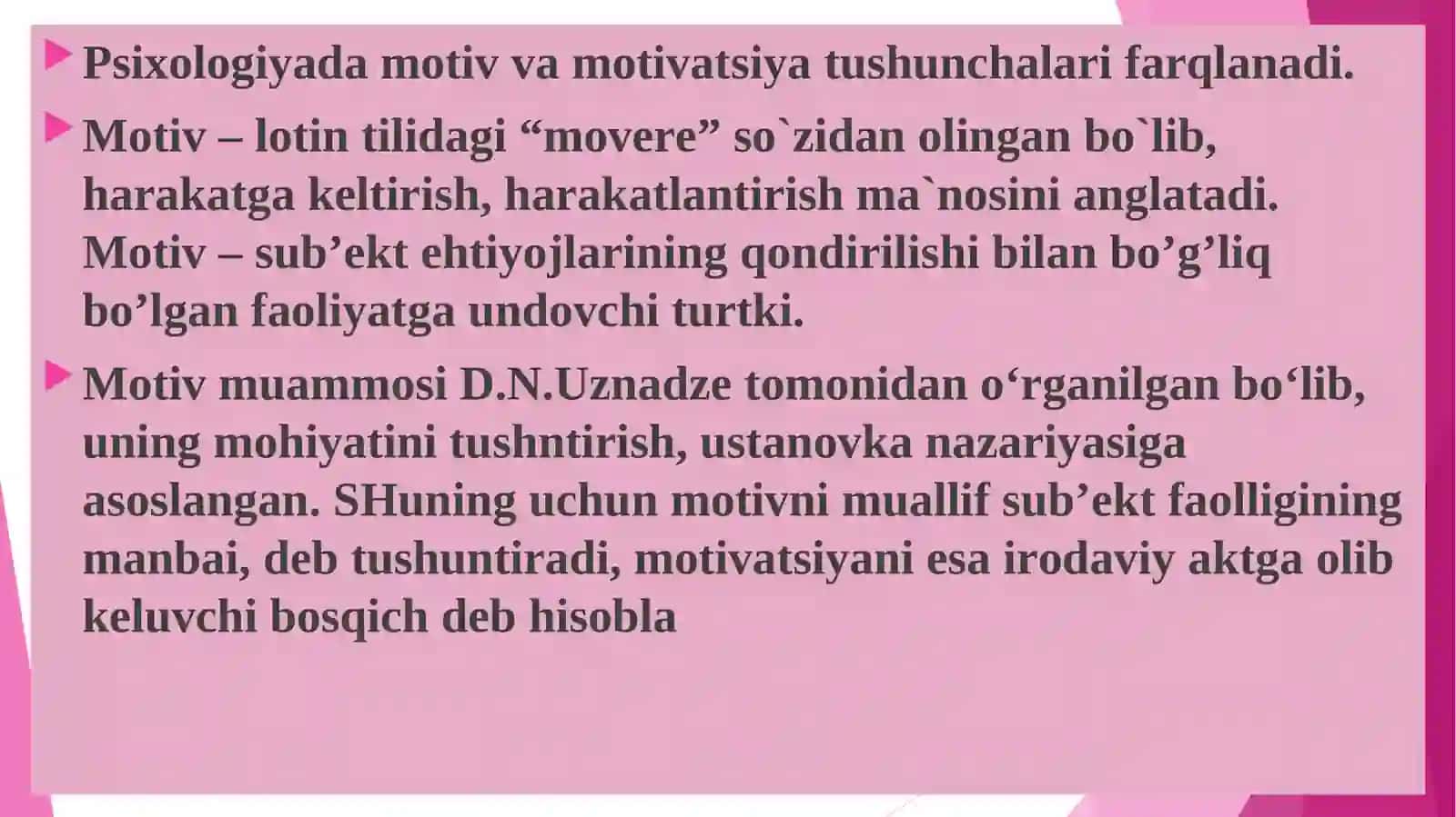 Shaxsning motivatsion sohasi psixodiagnostikasi 4