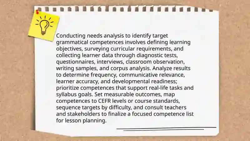 Creating a grammar lesson plan using the competence-based approach 4