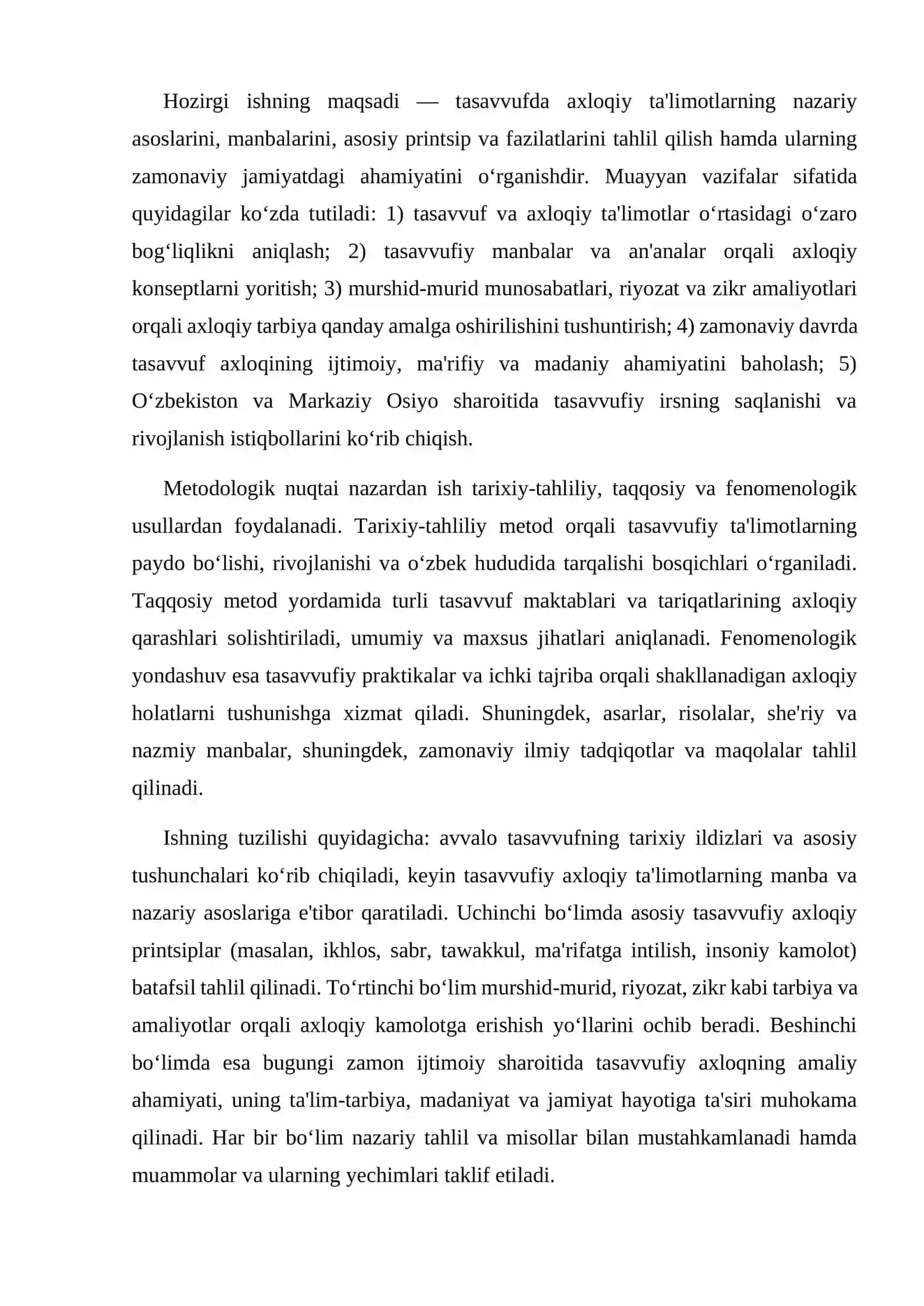 Tasavvufda axloqiy ta'limotlar 4