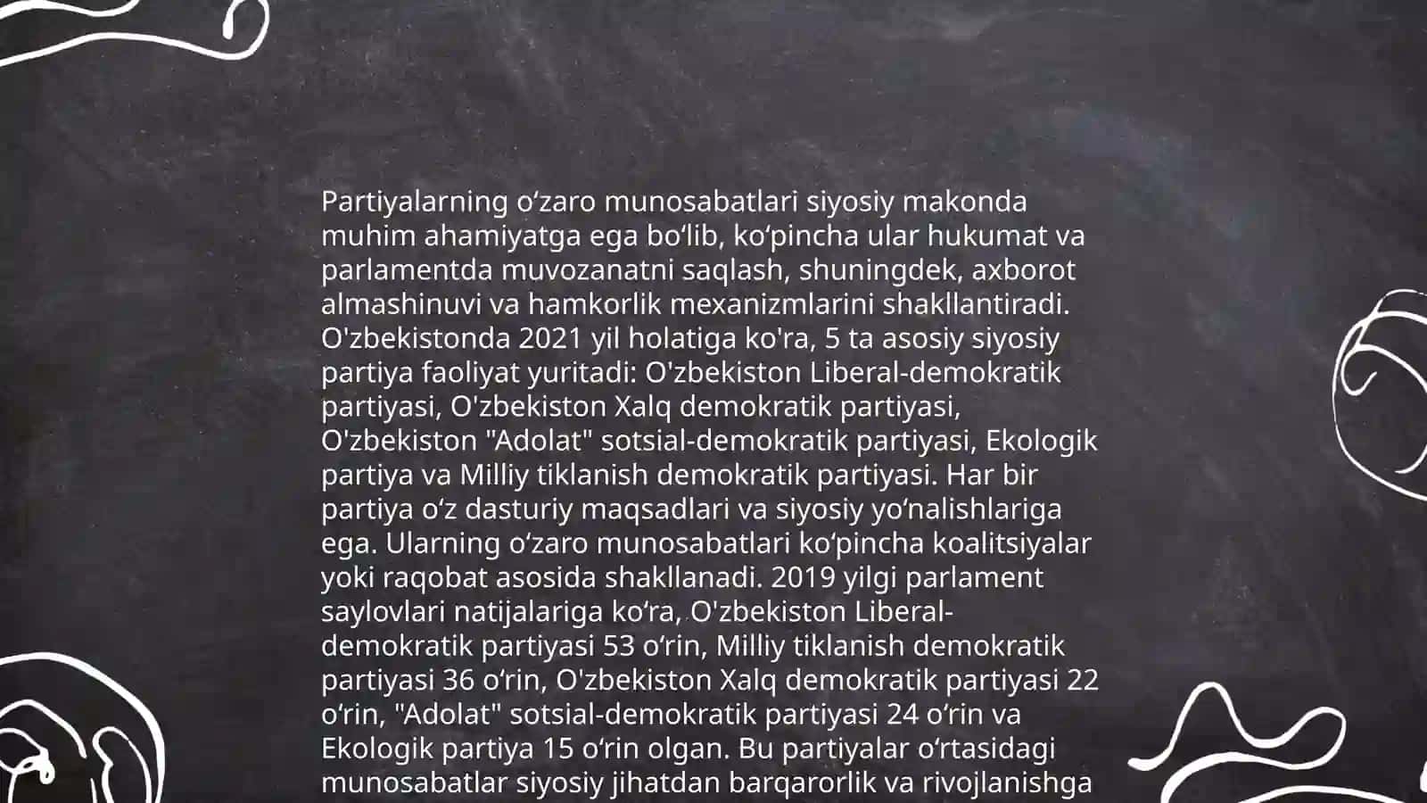 O‘zbekiston siyosiy partiyalari 4