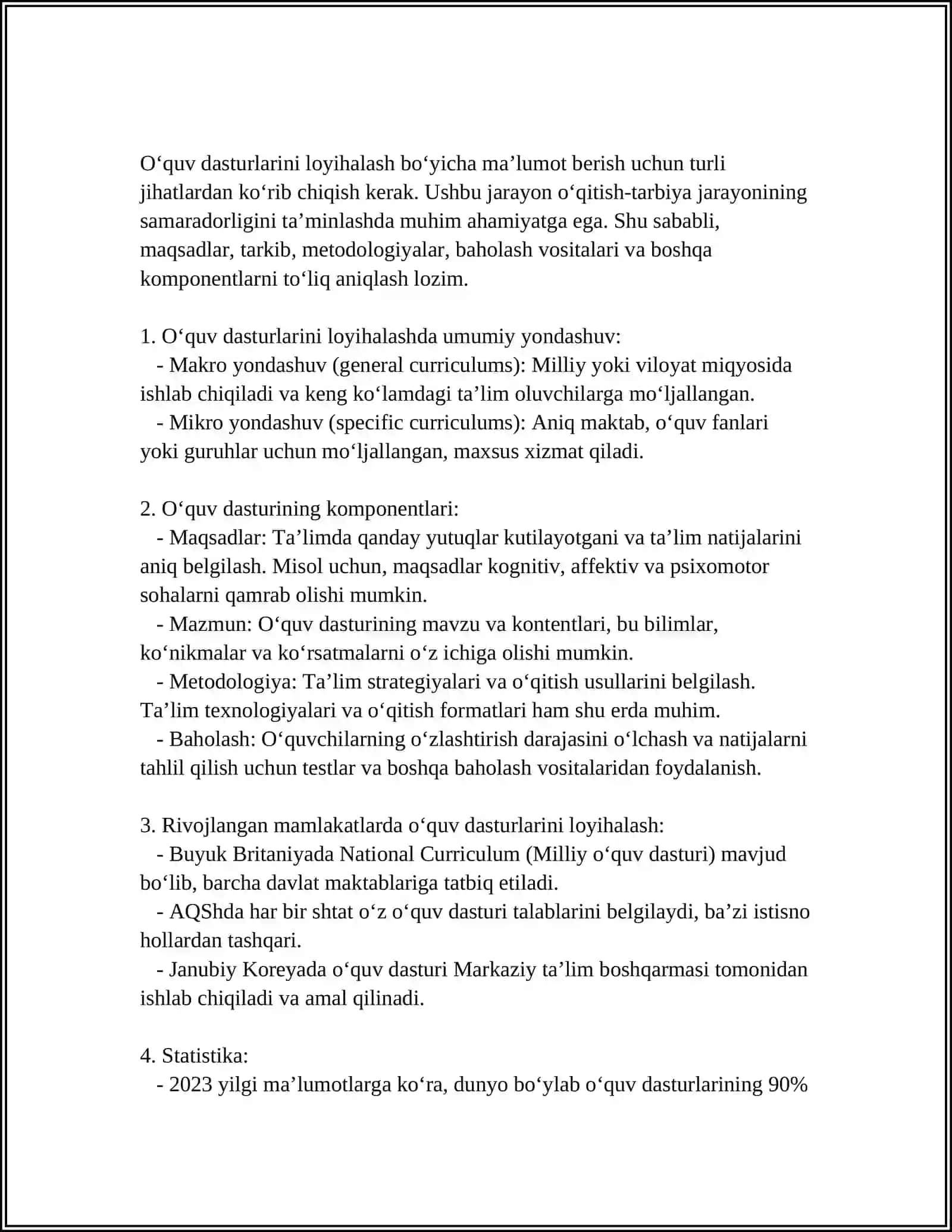 JAVA TIZIMI ORQALI PEDAGOGIK ILOVALAR YARATISH TEXNOLOGIYASI 4