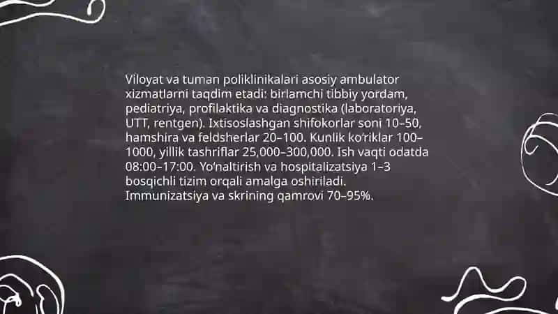Sog'liqni saqlash vazirligi tizimidagi muassasalar 4