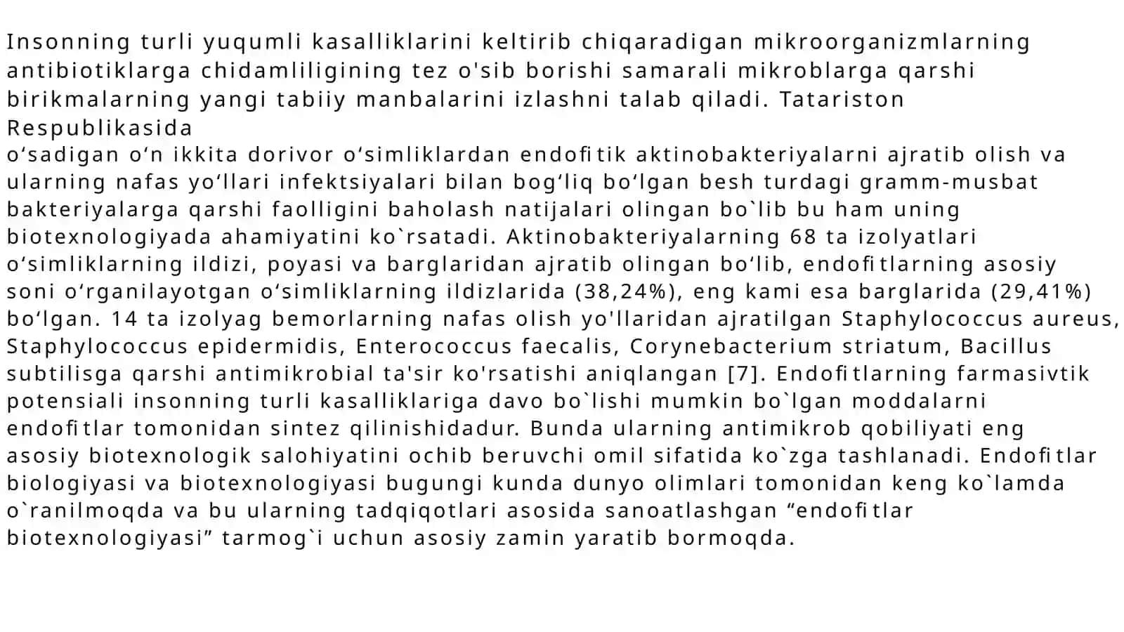 Endofit mikroorganizmlarni o’simliklardan ajratib olish 4