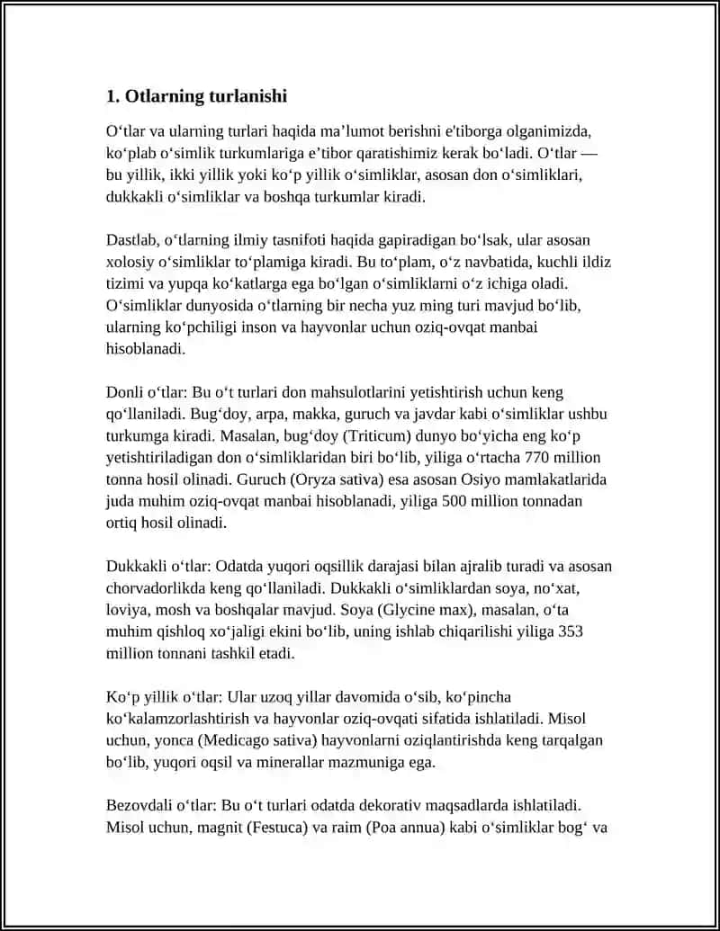 OT.OTLARNING GRAMMATIK KATEGORIYALAR. 1 TURLANISHDAGI OTLAR 4