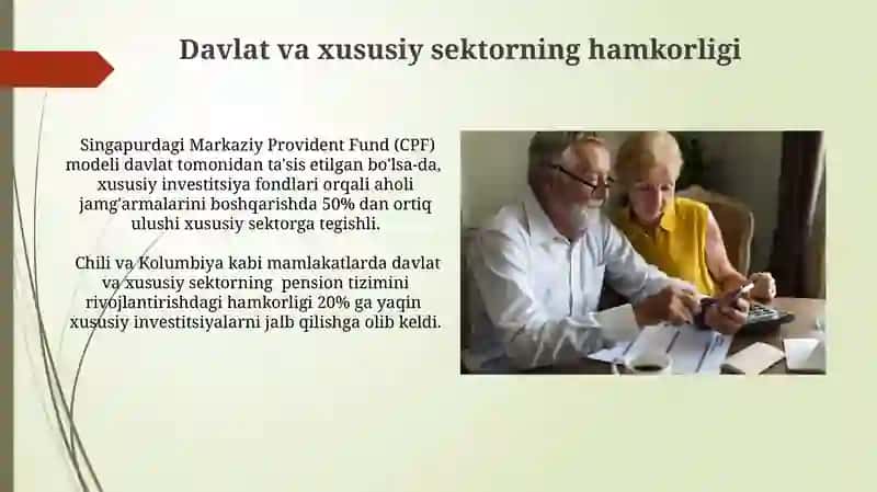 Pensiya tizimini rivojlantirishda xorij tajribasi 4