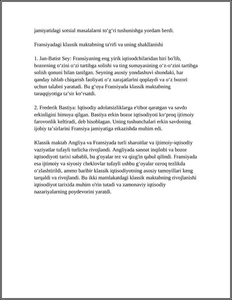 Angliya va Fransiyada Klassik Maktabning Shakillanishi 4