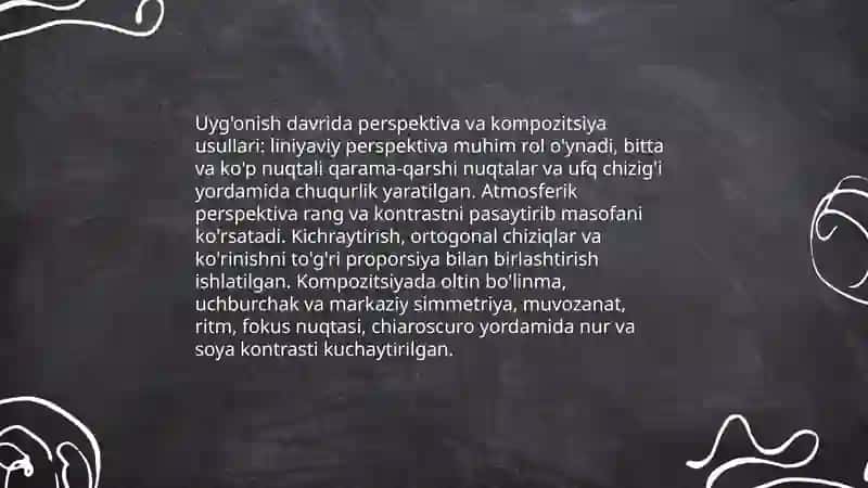 Uyg'onish davrida tasviriy san'at 4