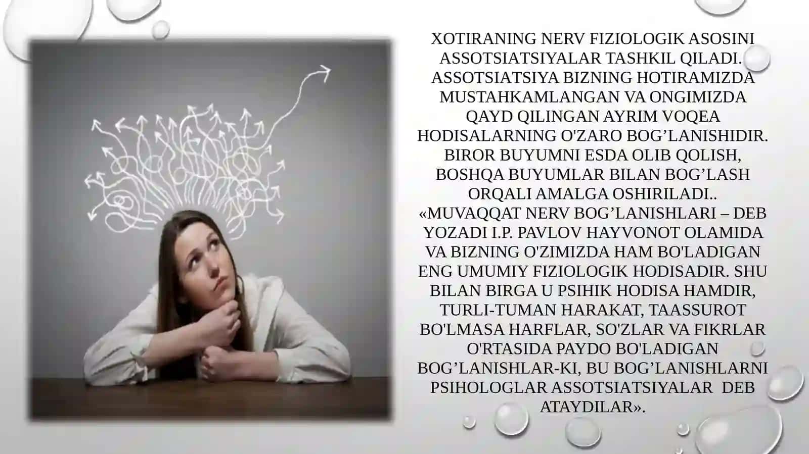 xotira haqida tushuncha va uning nerv-fiziologik asosi. 4