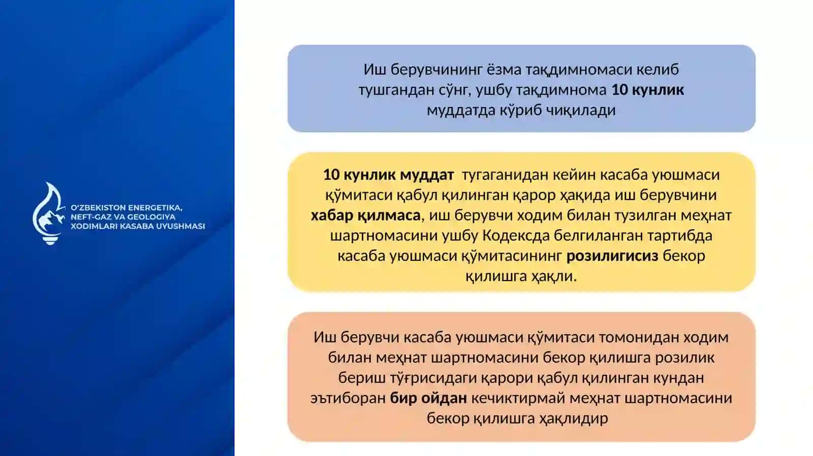 Меҳнат шартномасини иш берувчининг ташаббусига кўра бекор қилиш тўғрисидаги тақдимномаси 4
