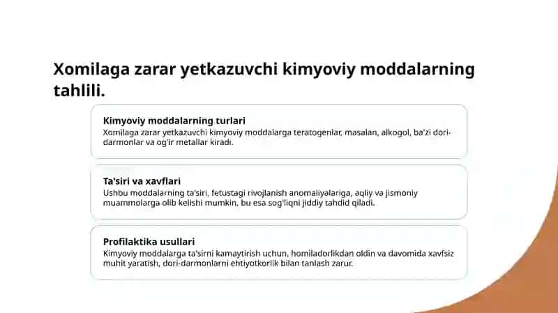 Xomilaga ta’sir etuvchi teratogen omillar 4