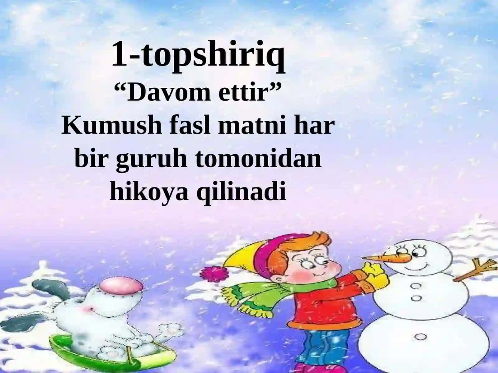 3-sinf o‘qish fanidan taqdimoti 4