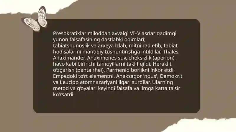 G'arb falsafasi 4
