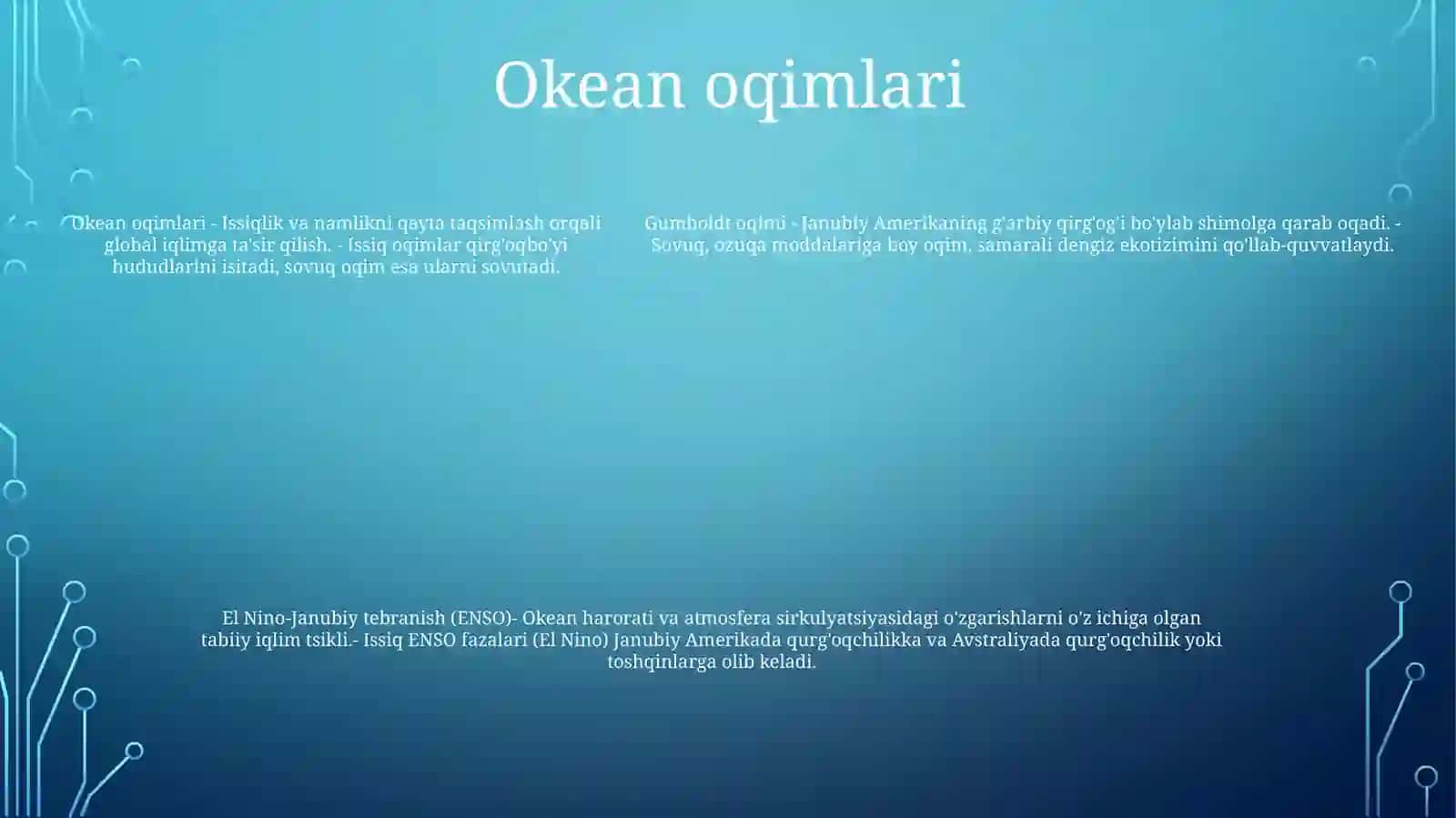 Janubiy Amerikaning Iqlim Hosil Qiluvchi Omillari 4