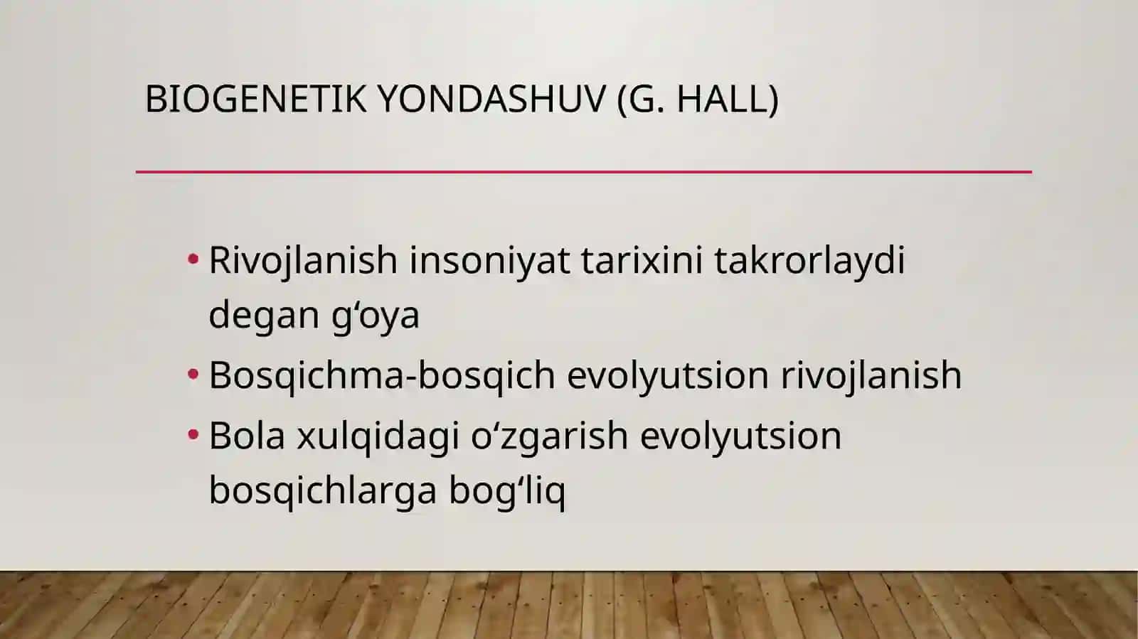 XX Asr Boshlarida Bola Rivojlanishi Nazariyalari 4