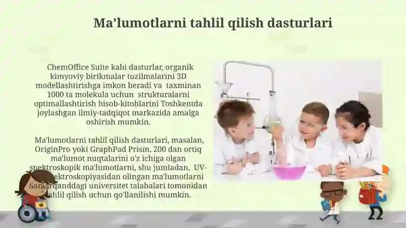 Kimyo darslarida nazorat kompyuter vositalaridan foydalanish usullari 4