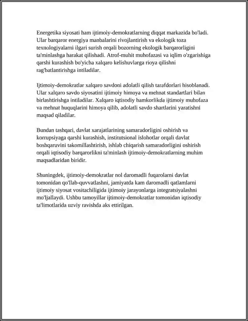 GARBIY YEVROPADA SOTSIALISTLARNING IQTISODIY TALIMOTLAR 4