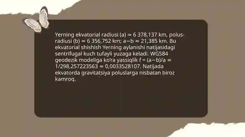 Yer shakli va harakati. Oy fazalari 4