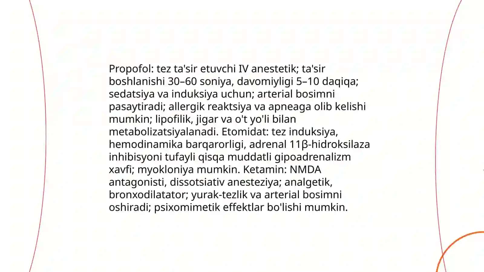 Zamonaviy anestetik vositalar 4