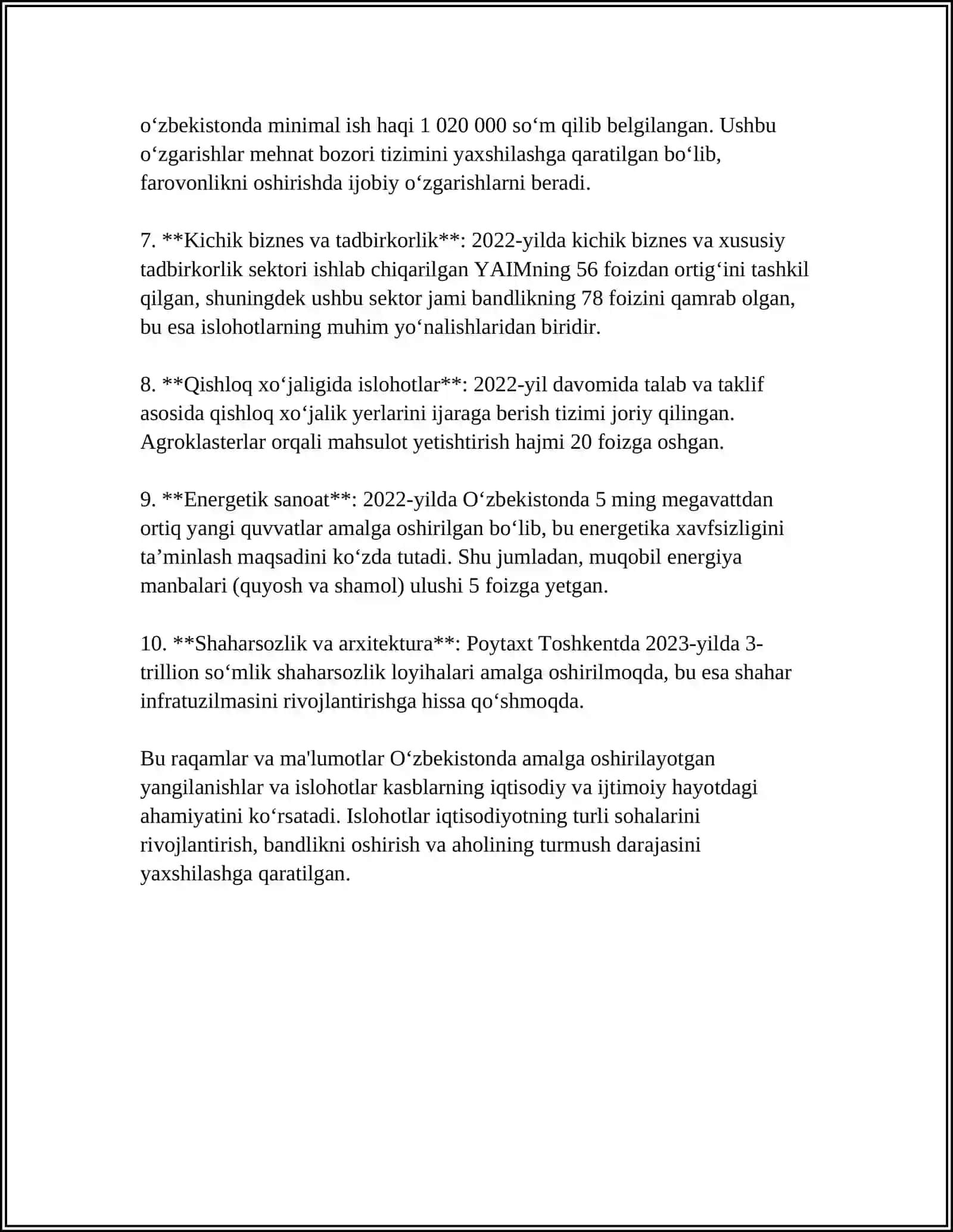 BIZ TANLAGAN KASB ORQALI YANGI O‘ZBIKISTONNI BARPO ETISHDA FIDOIY 4