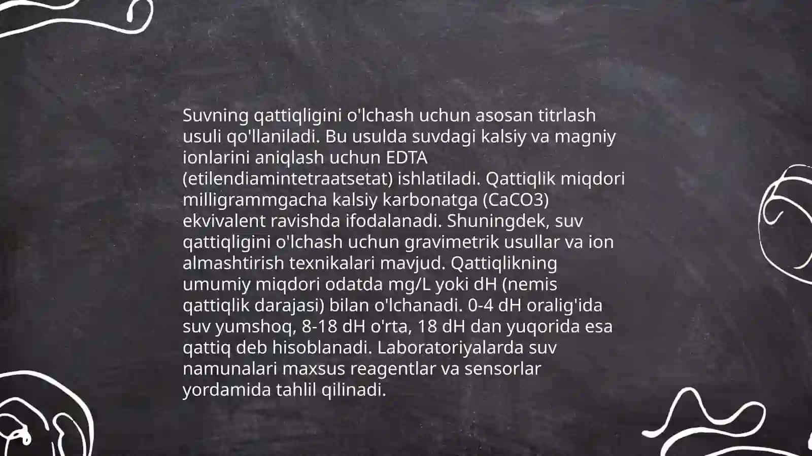 Suvning qattiqligi nima? 4