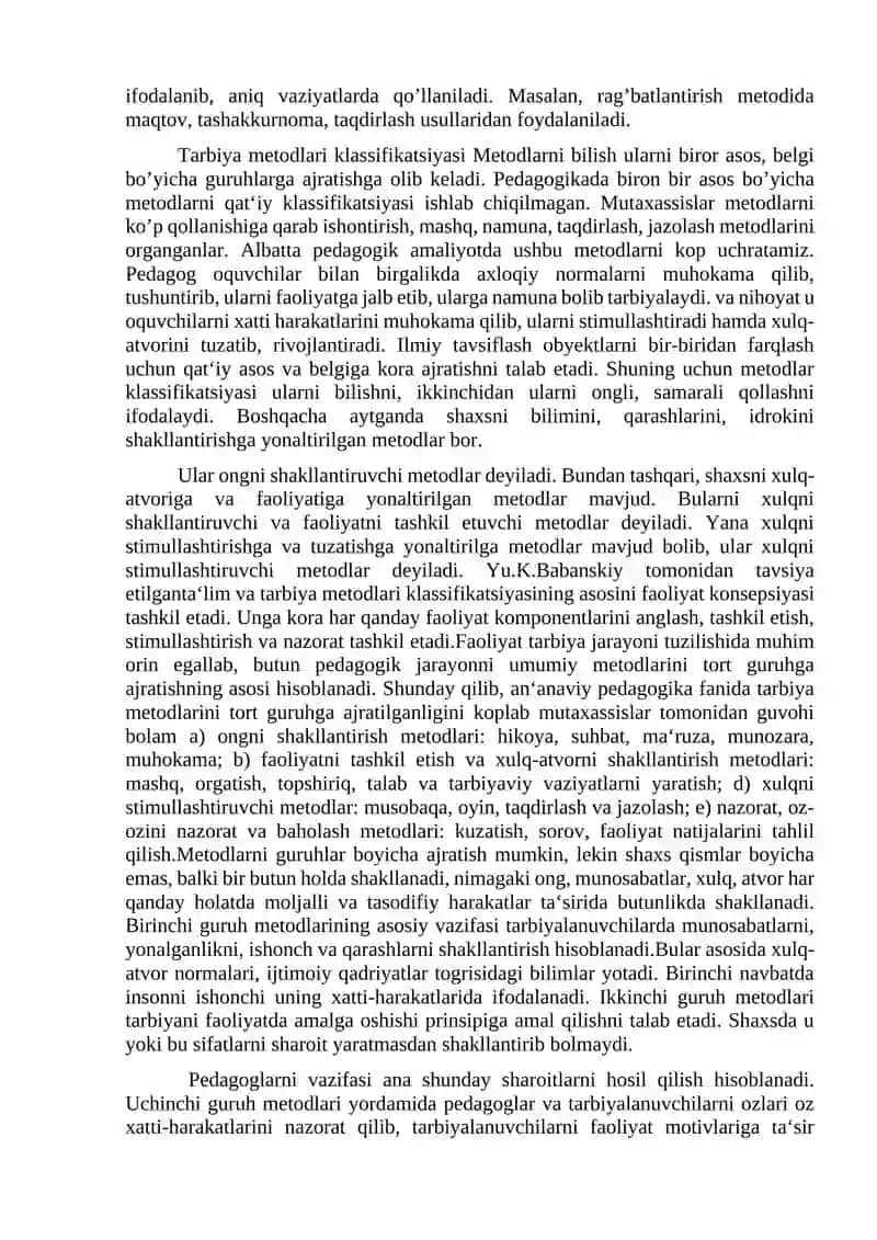 Tarbiya va Ijtimoiy Tarbiya 4
