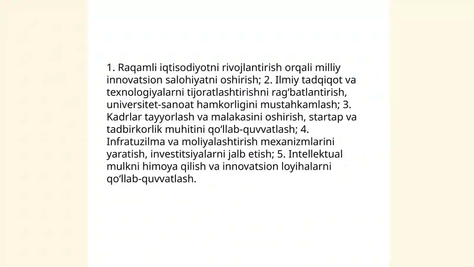 Innovatsion tizim va davlatning innovatsion siyosati 4