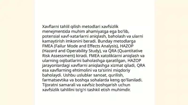 Riskni boshqarish sohasida malakali professional kadrlani tayyorlash tizimi 4