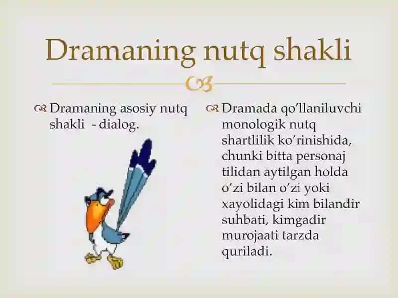 Bugungi dramatik  asarlar tahlili 4