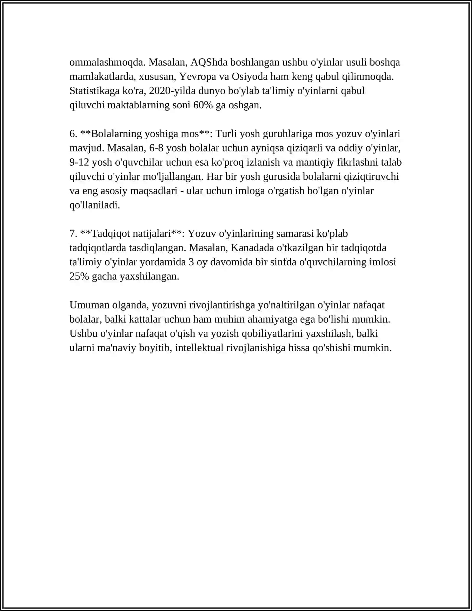 MAKTABGACHA TA'LIM TASHKILOTLARIDA TEZISH KÕRINISHIDAGI MASHGʻULOT ISHLANMALARI 4