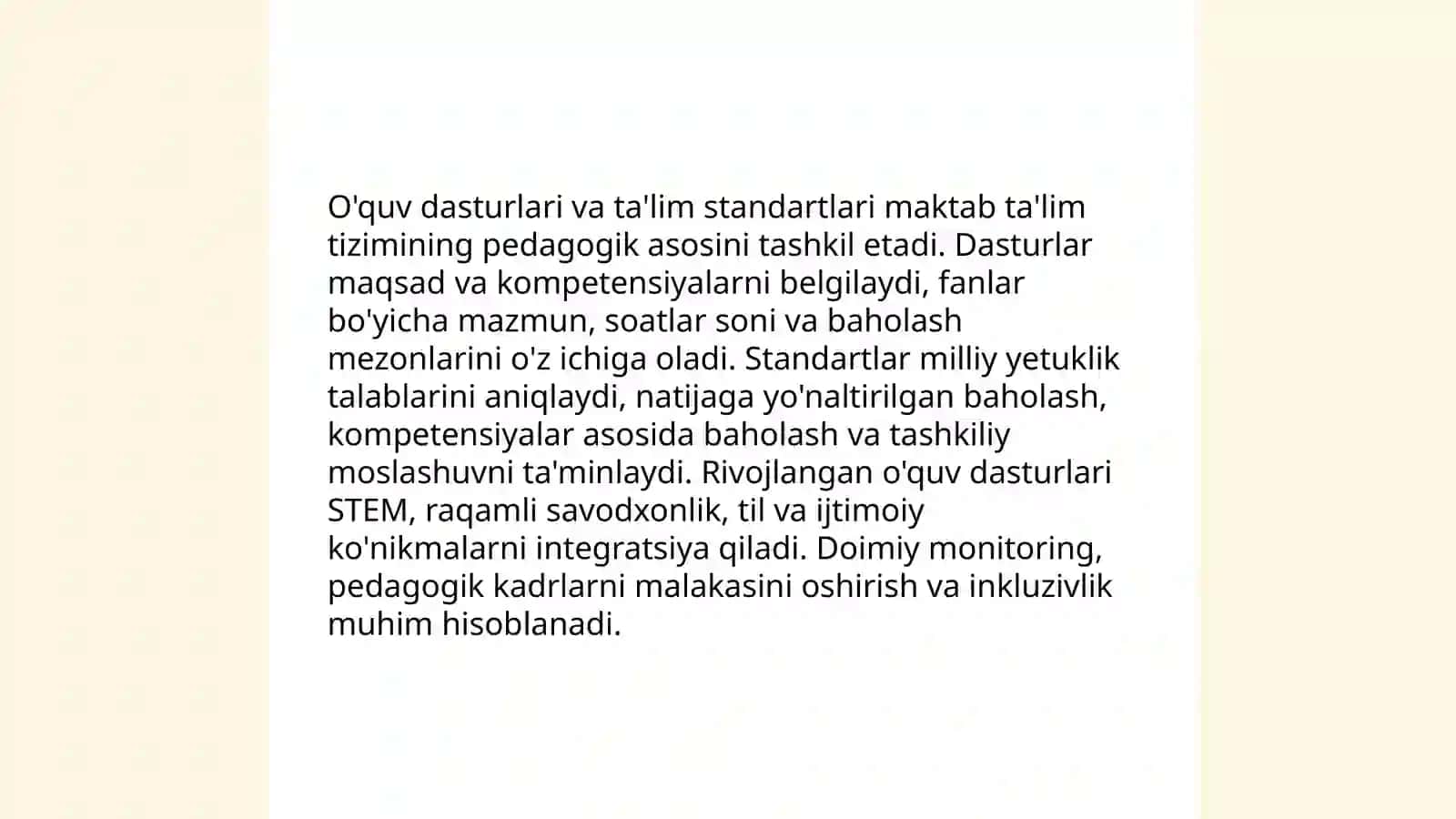 Maktab ta'lim tizimi 4