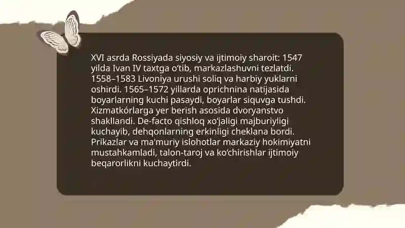 Rossiyada absolyutizimning shakllanishi 4