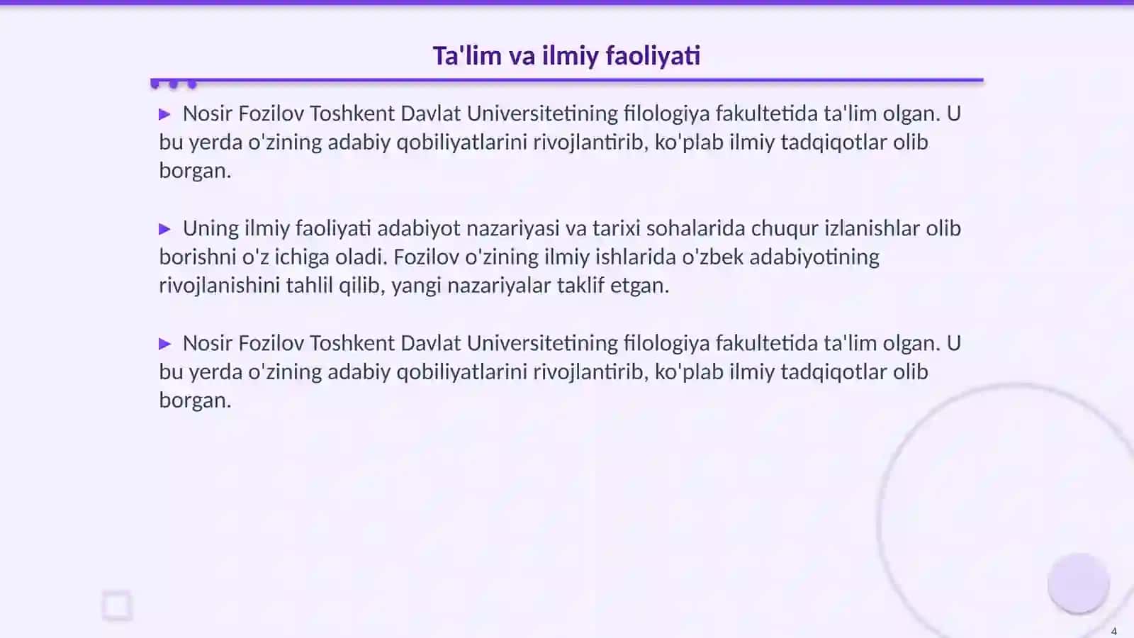 Nosir Fozilov hayoti va ijodi 4