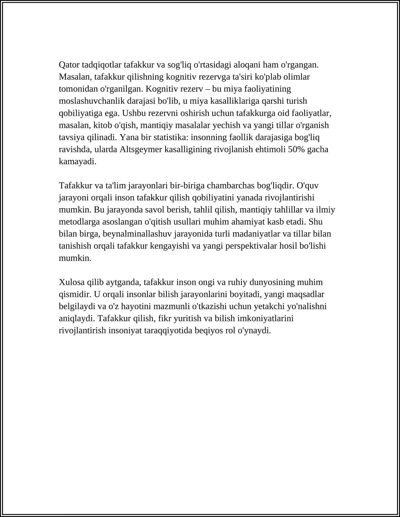 TIL VA TAFAKKUR.TIL-TAFAKKUR-NUTQ MUNOSABATI 4