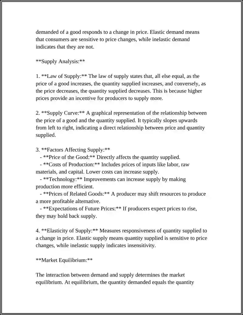 Demand and Supply Analysis 4