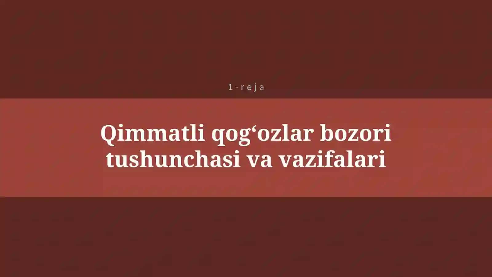 QIMMATLI QOG’OZLAR BOZORI 4