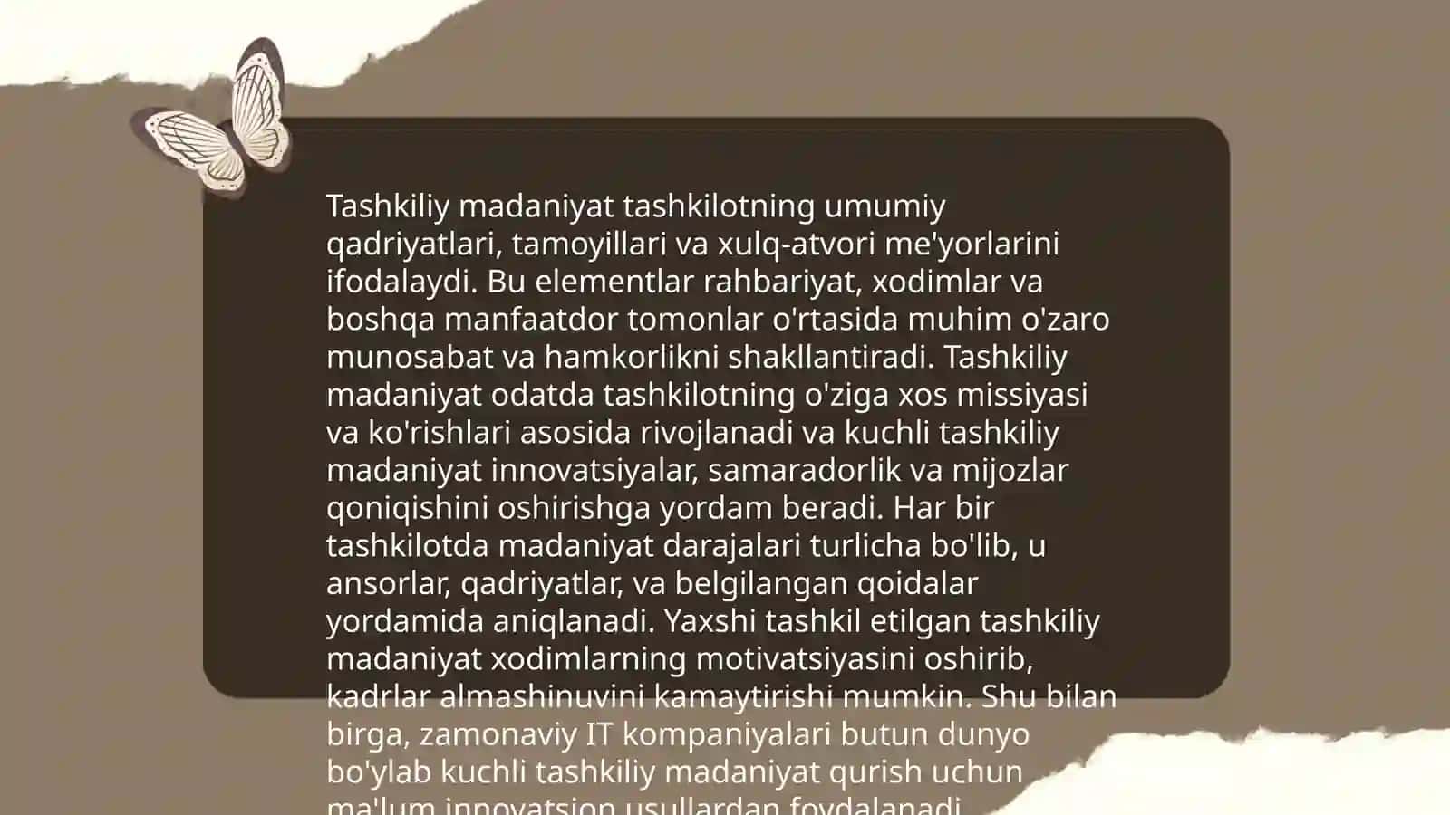 Tashkiliy xulqning nazariy asoslari 4