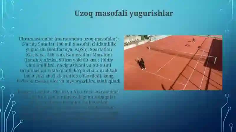 Yengil atletletikada yugurish turlari 4