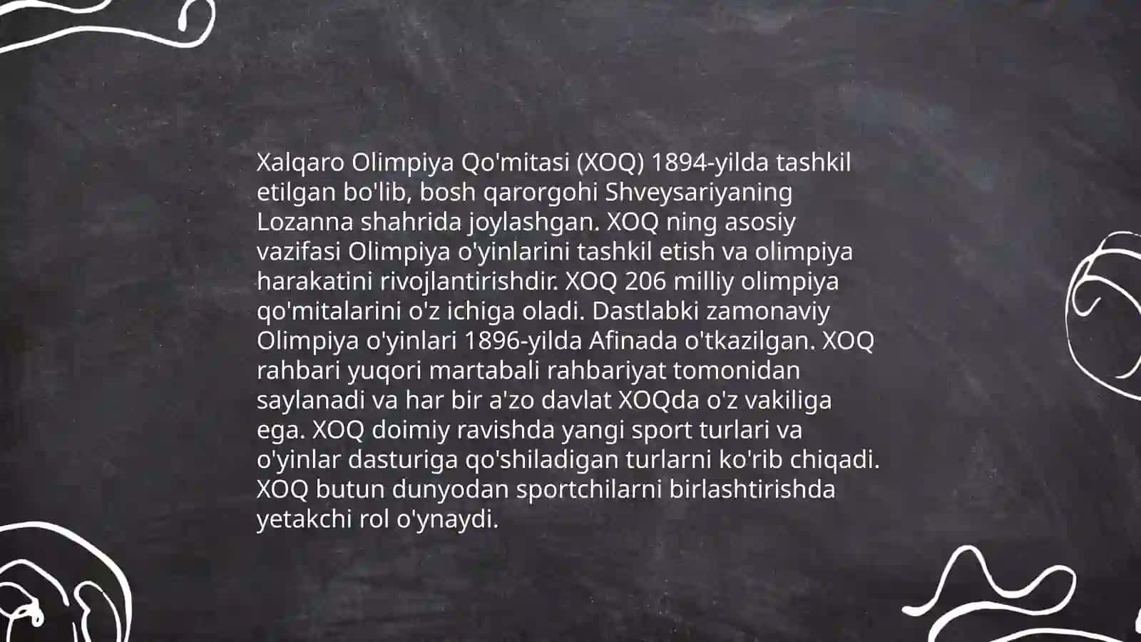 Jismoniy tarbiya olimpiya tarixi fanidan Taqdimoti 4