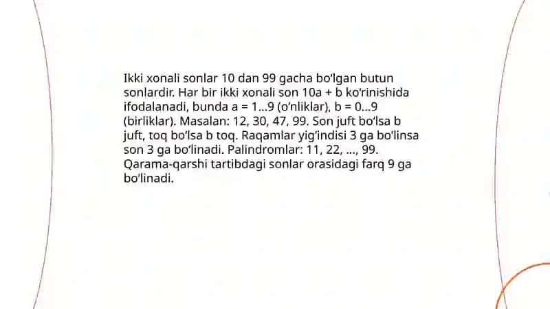Sonlarning tuzilish jihatdan turlari 4
