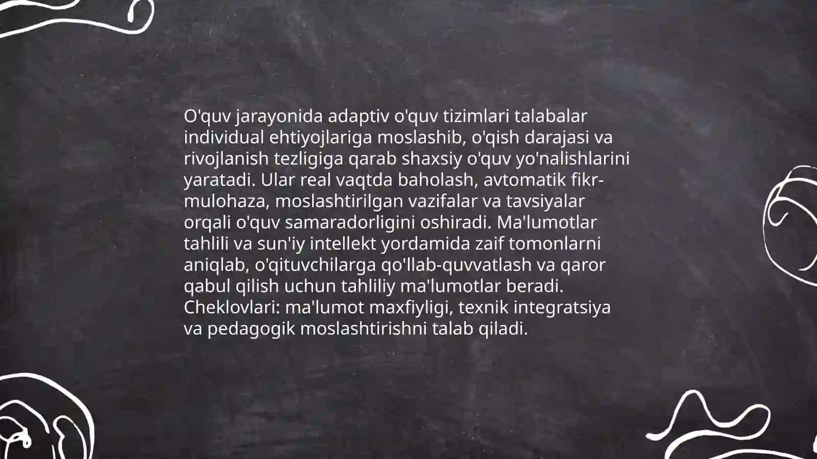 Kelajakdagi texnalogiyalari va ularning ta'limdagi roli 4
