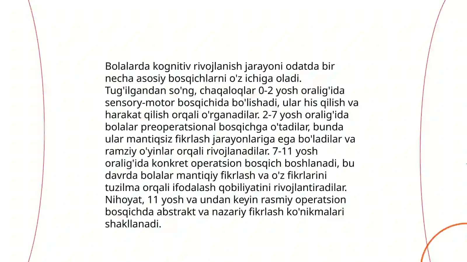 Maktabgacha yoshda jismoniy rivojlanish xususiyatlari 4