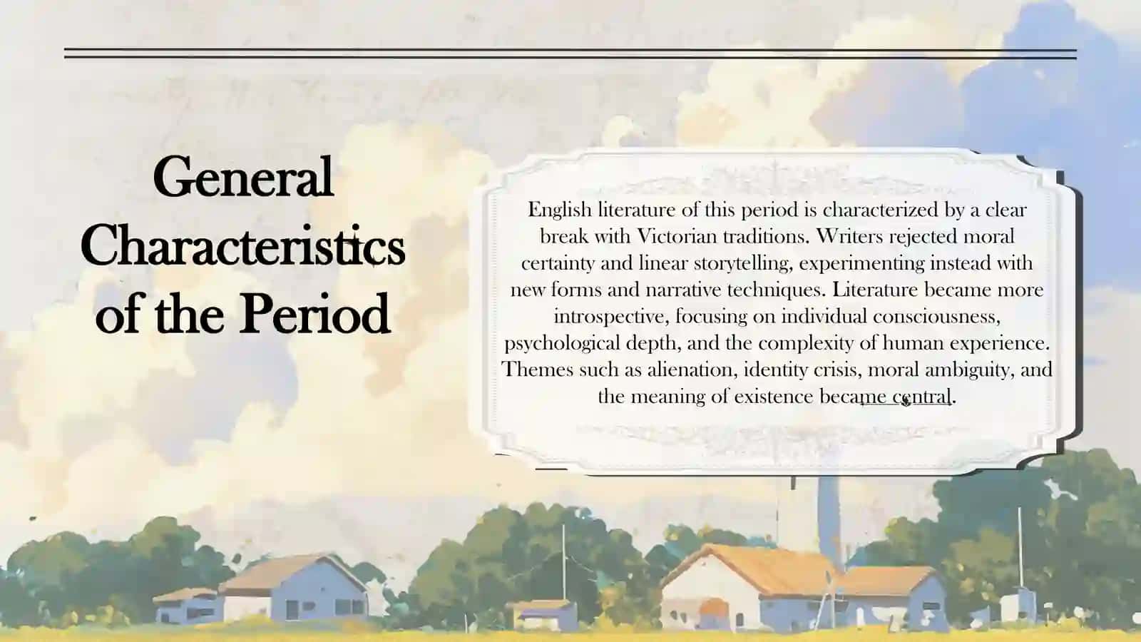 XX -XXI century literature in England 4