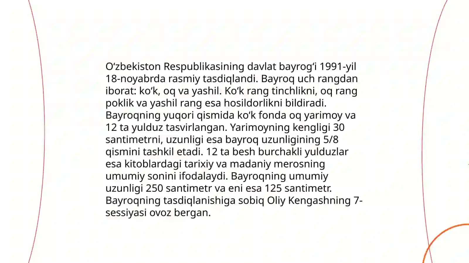 O‘zbekiston Respublikasi Davlat madhiyasining qabul qilinishi 4