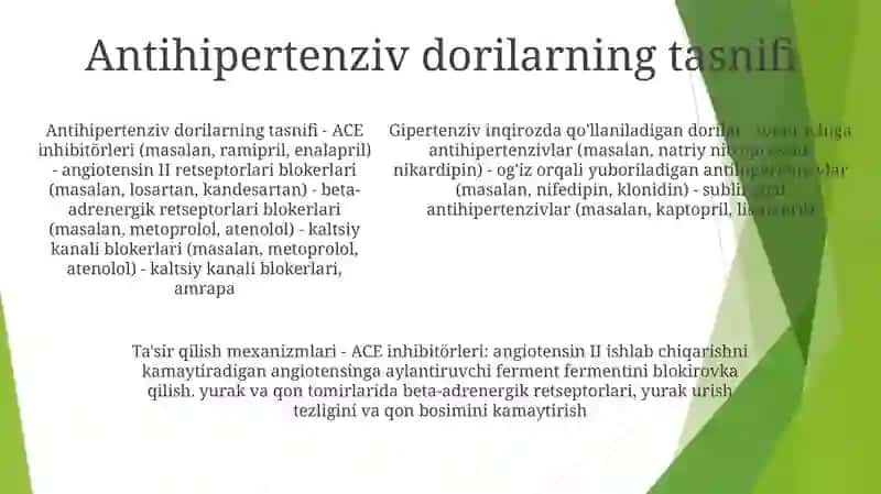 Gipertonik Kirizda Ishlatiladigan Dori Vositalari 4